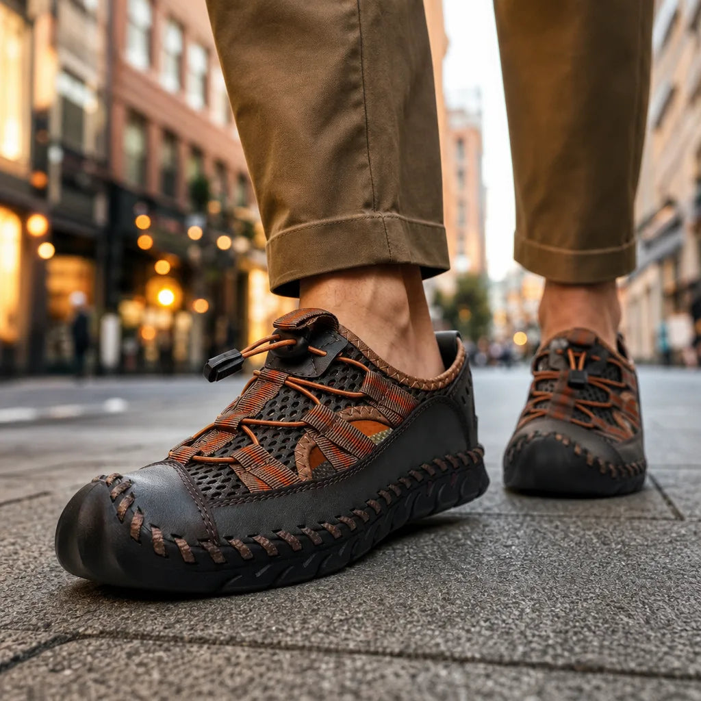 Men's Green Jessup Men's Closed-Toe Sandals