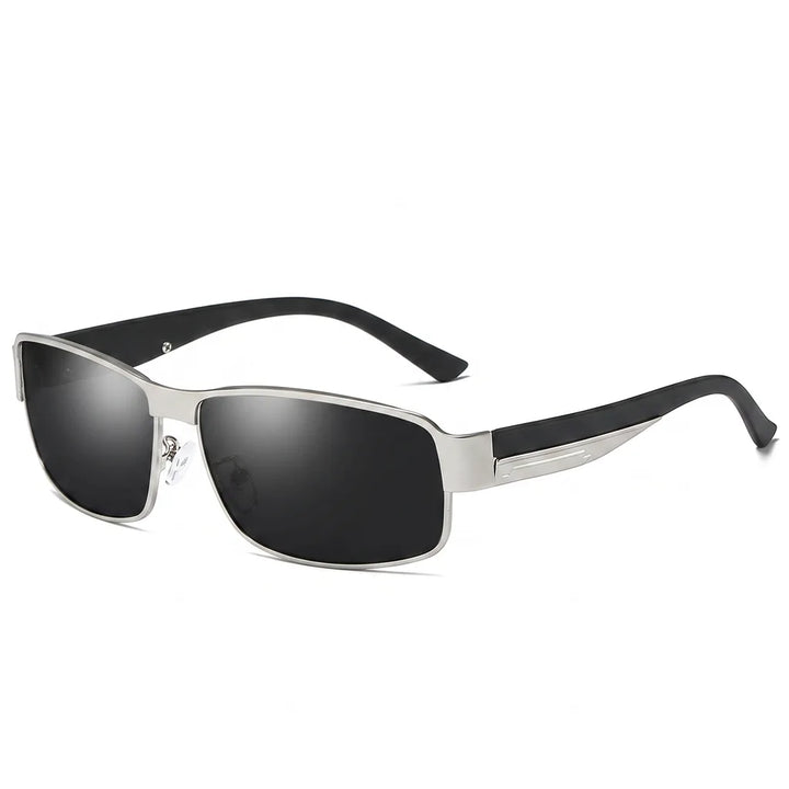 Men's Gray Knowles Square Polarized Shades