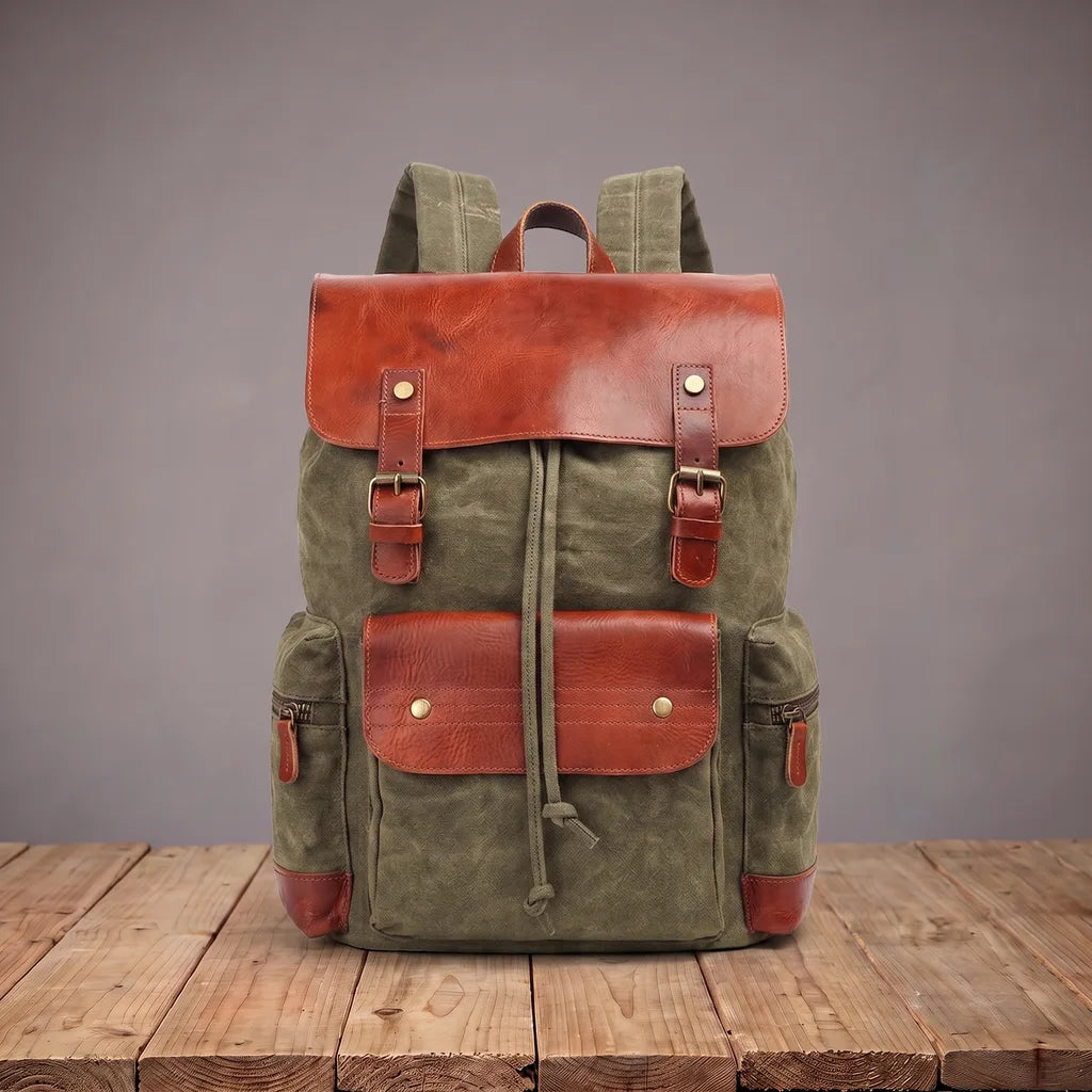 Talbot | Men's Travel Laptop Backpack - Color:Green