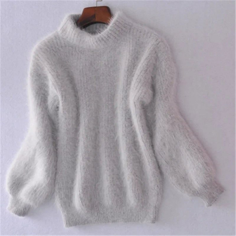 Tallulah | Women's Cozy Knit Sweater - Size:XS;Color:Gray