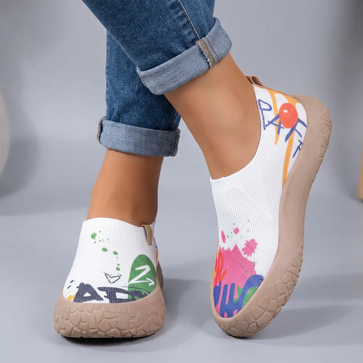 Tamsin | Orthopedic Slip-Ons for Women - Color:White;Size:36