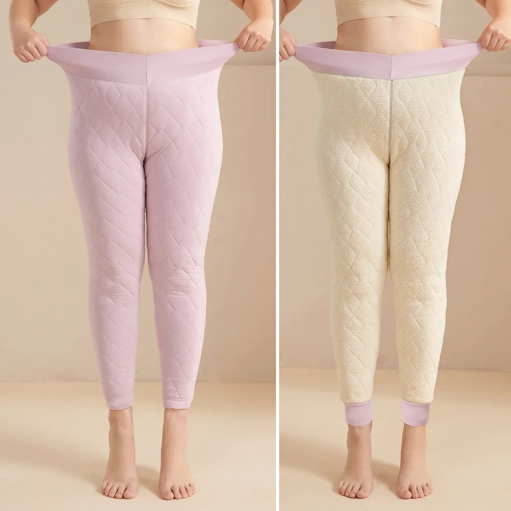 Women's Purple Atwater Wool Thermal Pants