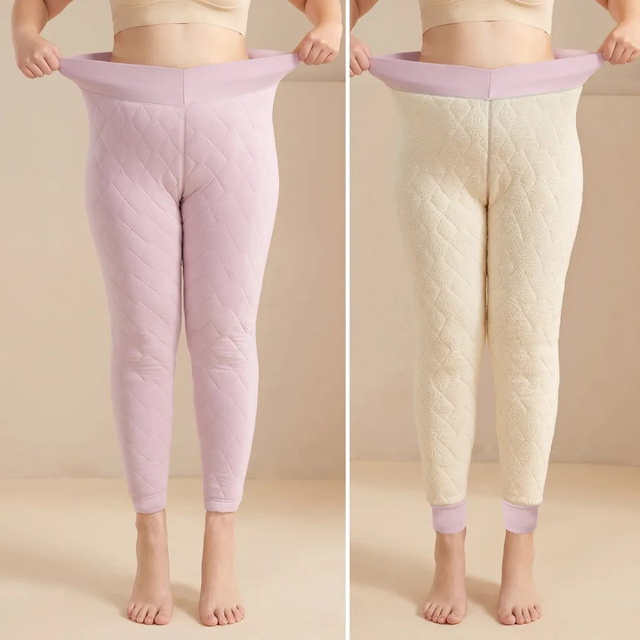 Women's Purple Atwater Wool Thermal Pants