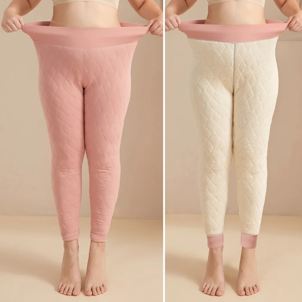 Women's Pink Atwater Wool Thermal Pants