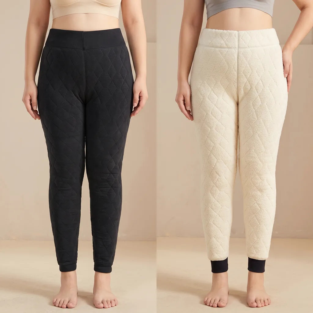 Women's Black Atwater Wool Thermal Pants