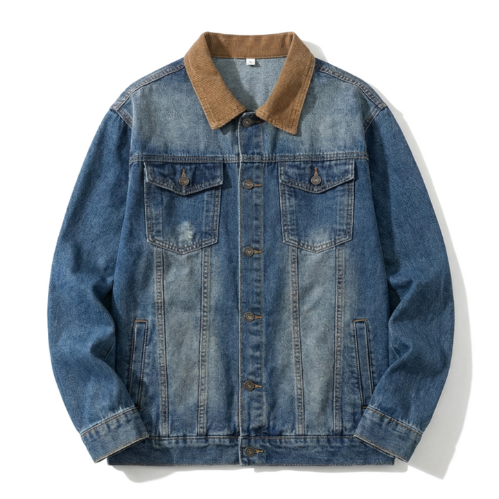 Thatcher Vintage Denim Jacket - Color:9016 Vintage Blue;Size:S