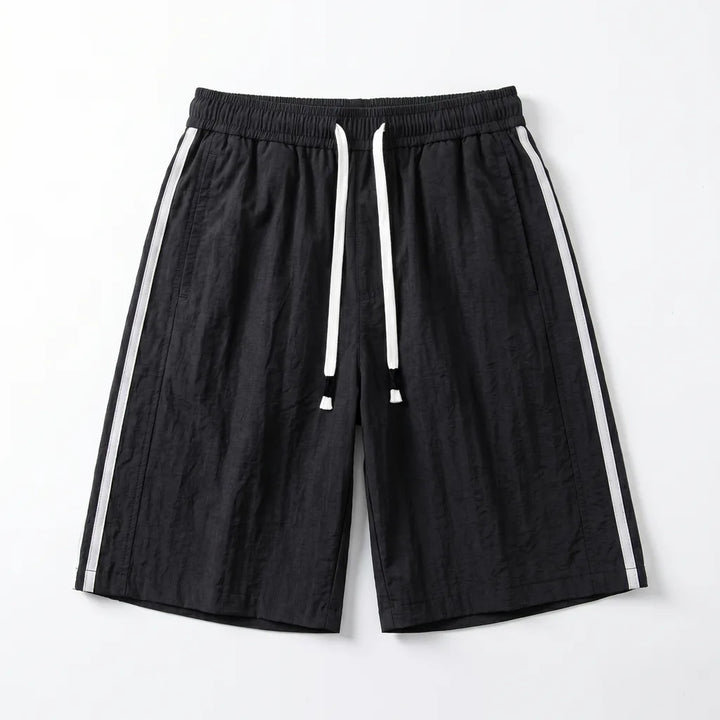 Thomas Paneled Shorts - Color:Black;Size:S
