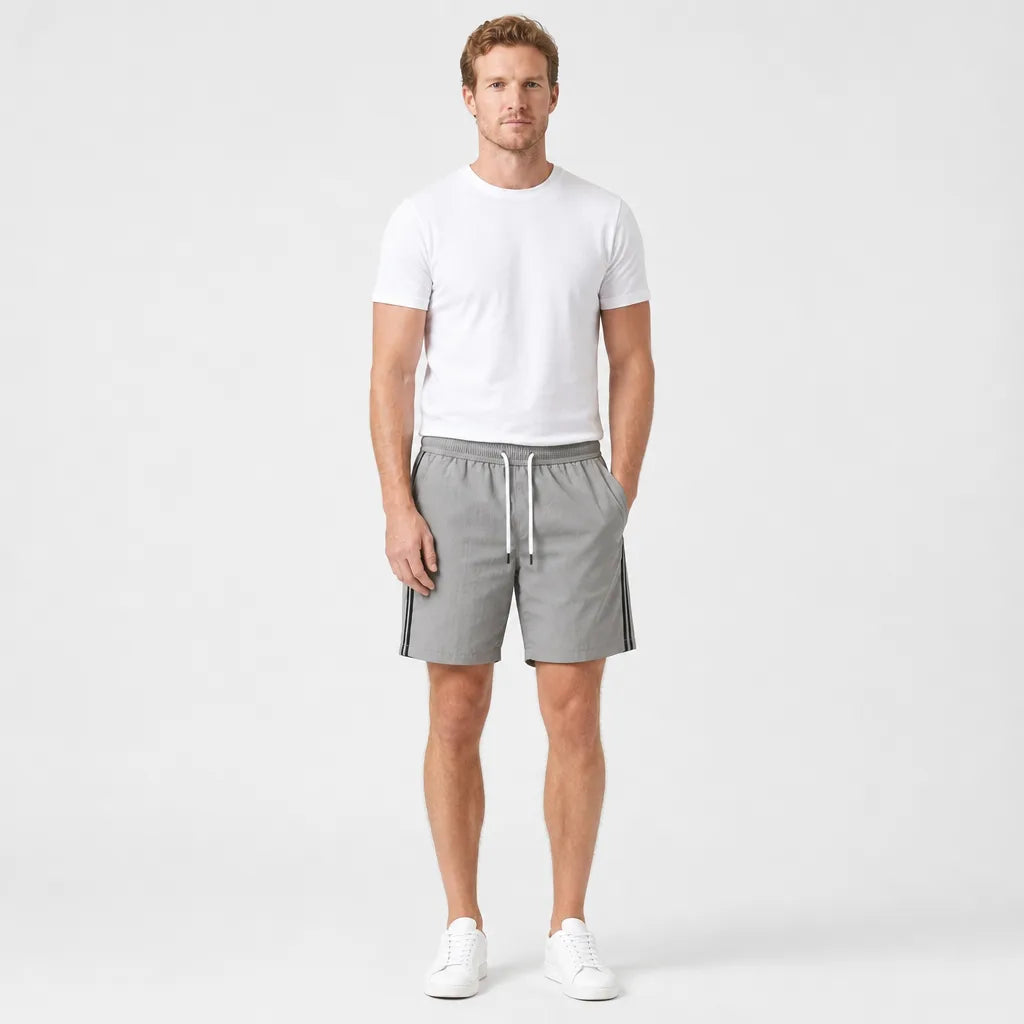 Thomas Striped Paneled Shorts