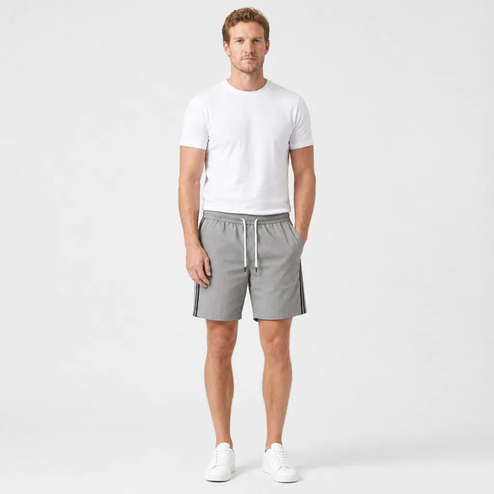 Thomas Striped Paneled Shorts