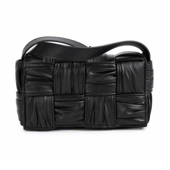 Tiernan Quilted Shoulder Bag - Color:Black