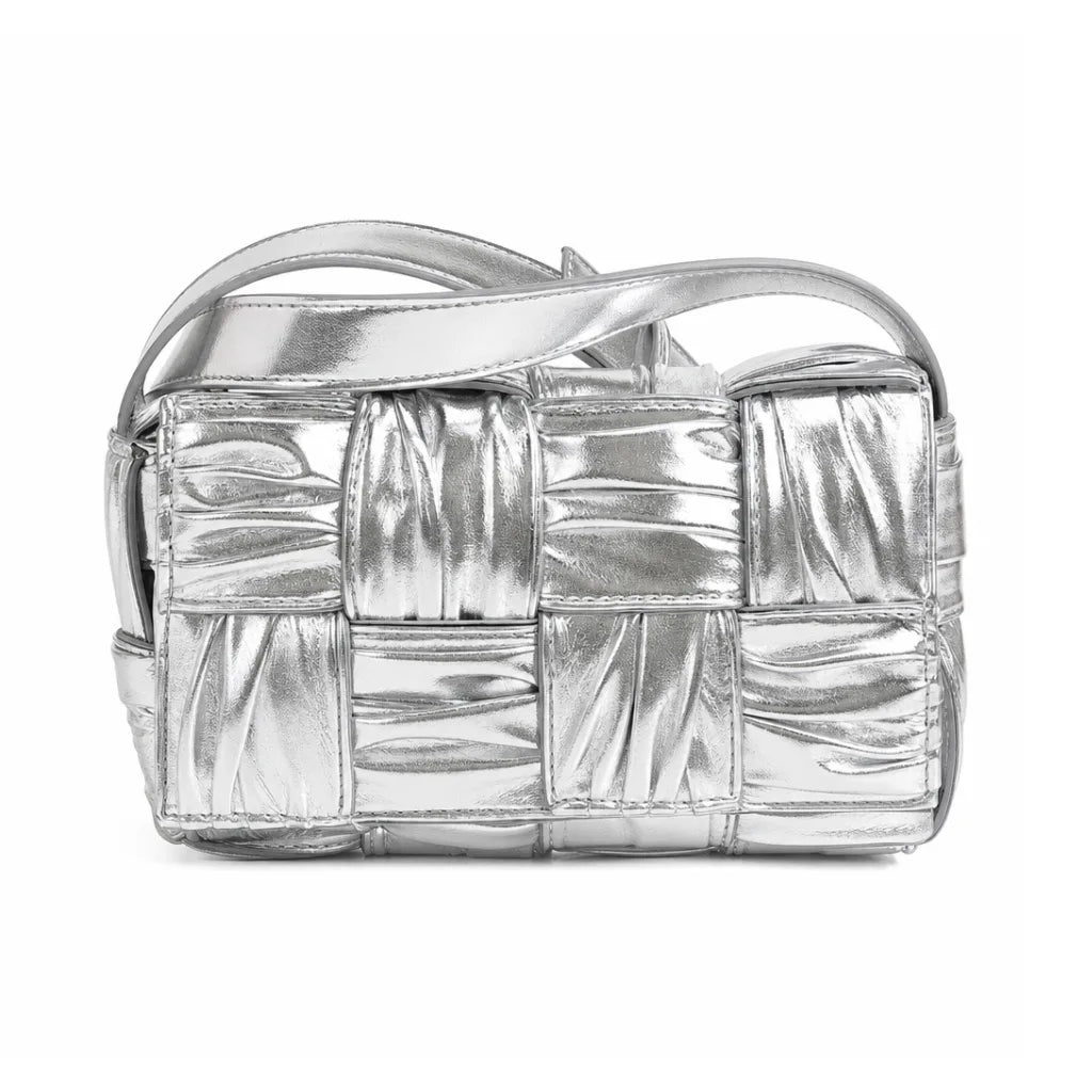 Tiernan Quilted Shoulder Bag - Color:Silver