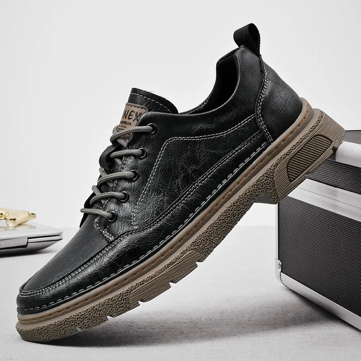 Timberwolf | Men's Leather Sneakers - Black