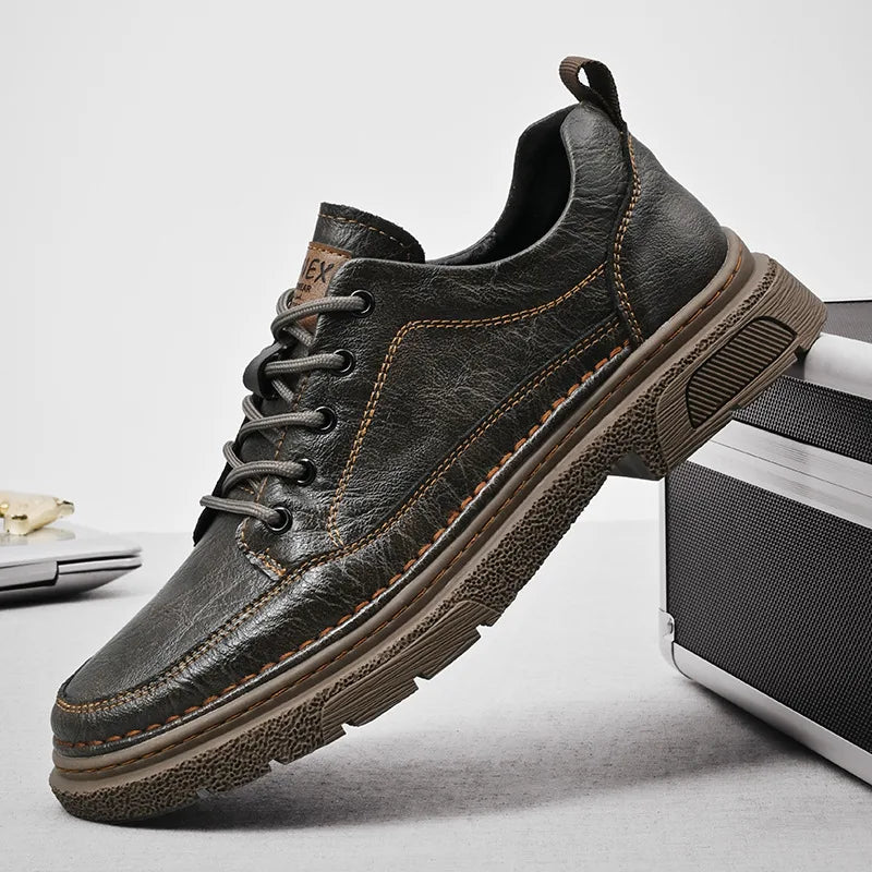 Timberwolf | Men's Leather Sneakers - Bronze