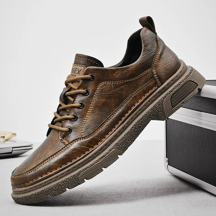 Timberwolf | Men's Leather Sneakers - Brown