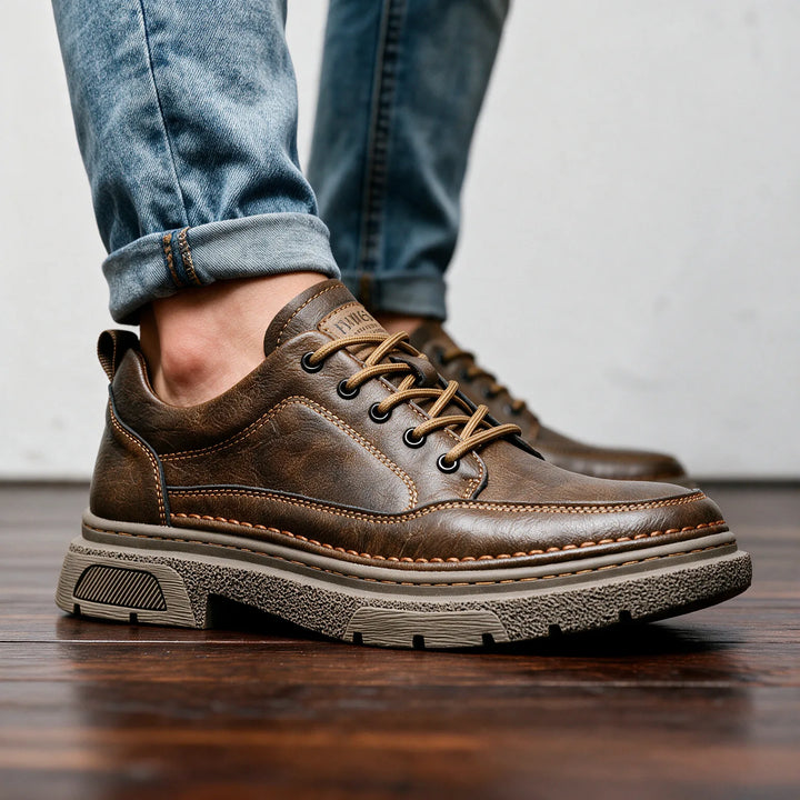 Men's Brown Timberwolf | Men's Leather Sneakers