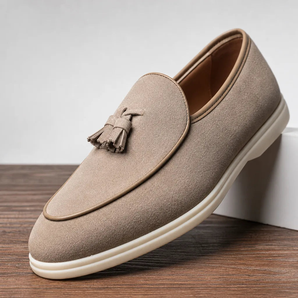 Men's Beige Pierson Tassel Loafers
