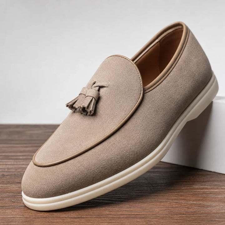 Men's Beige Pierson Tassel Loafers