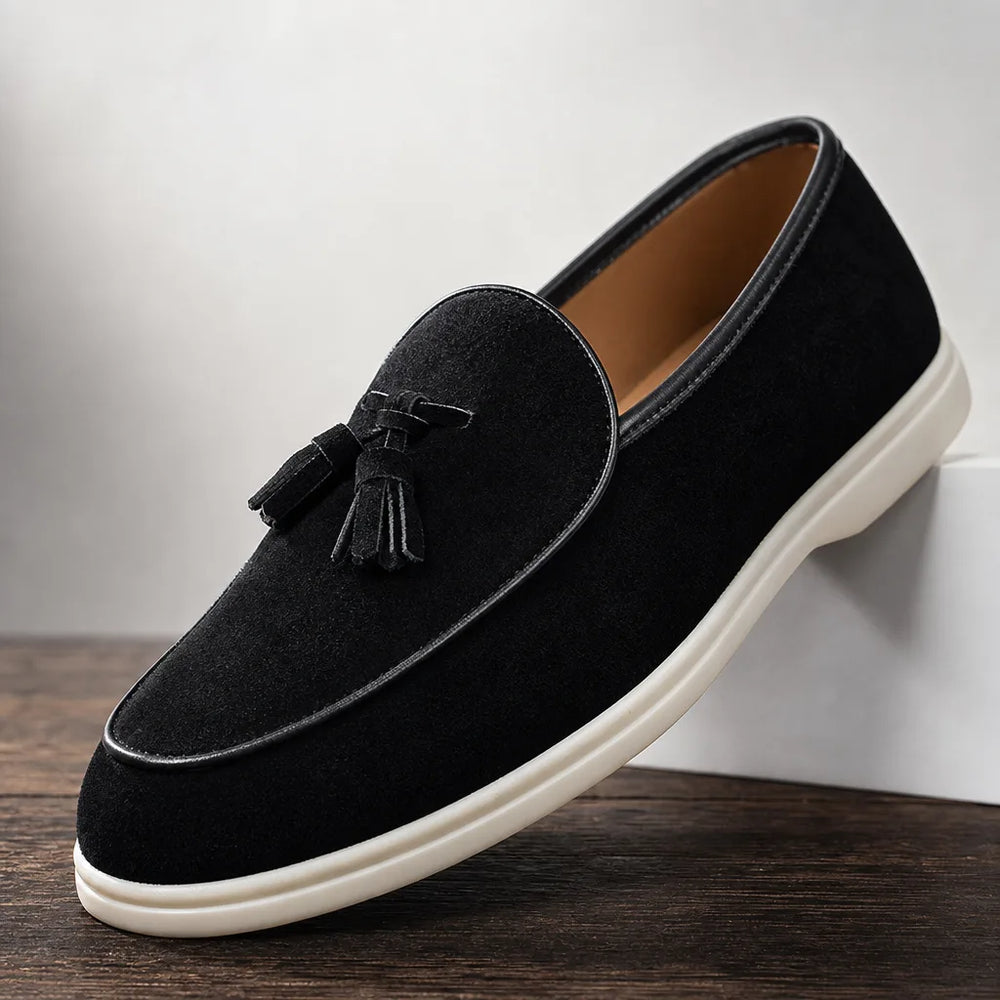 Men's Black Pierson Tassel Loafers