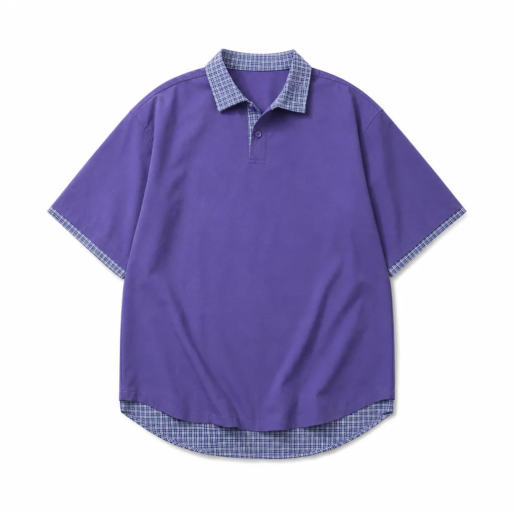 Tom Polo Shirt - Color:Purple;Size:S