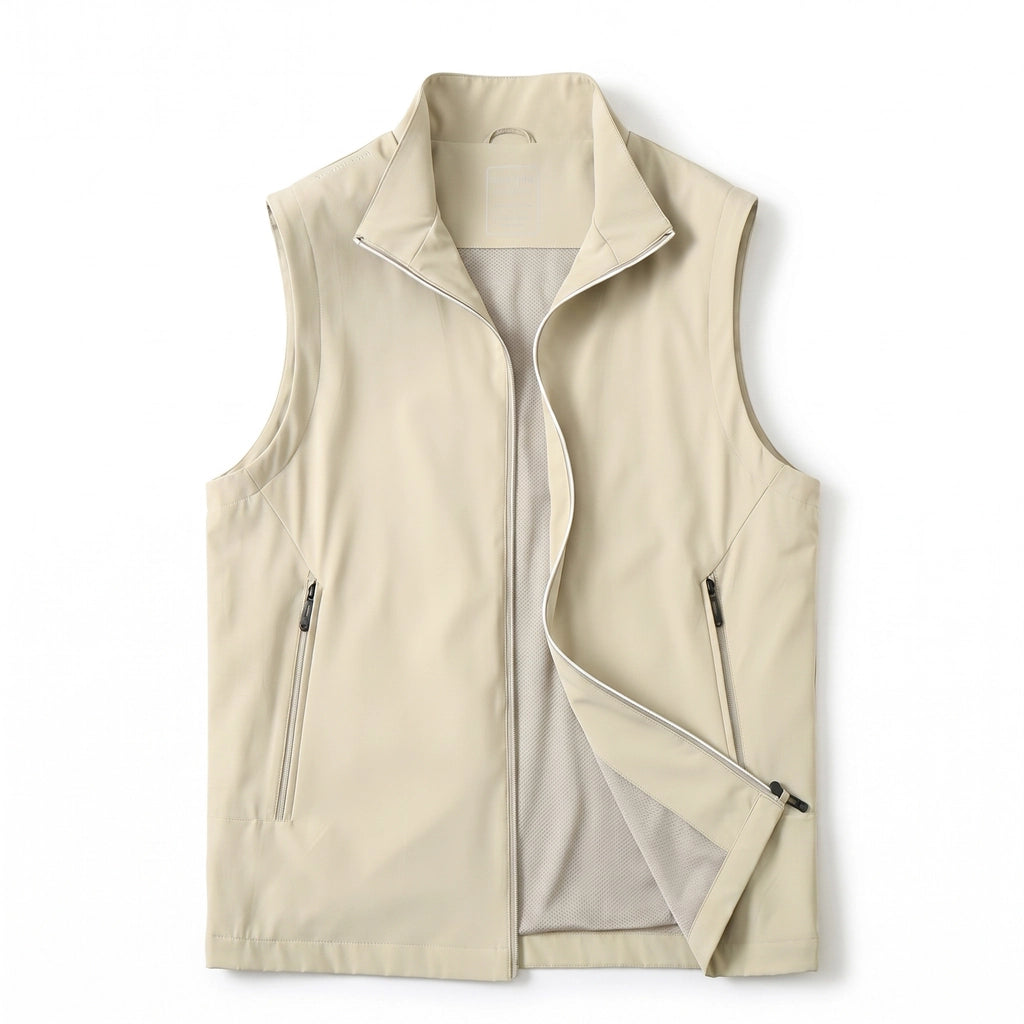 Tommy Utility Vest - Color:Khaki;Size:M