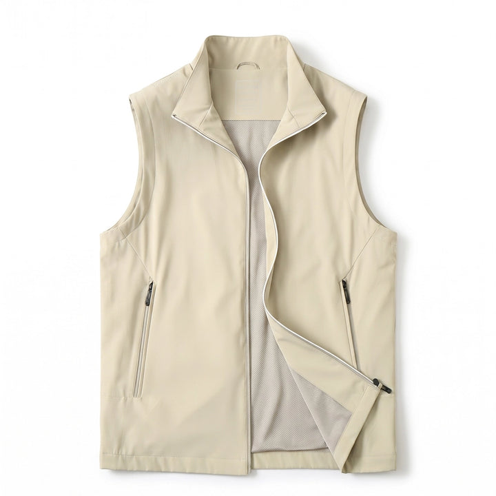 Tommy Utility Vest - Color:Khaki;Size:M