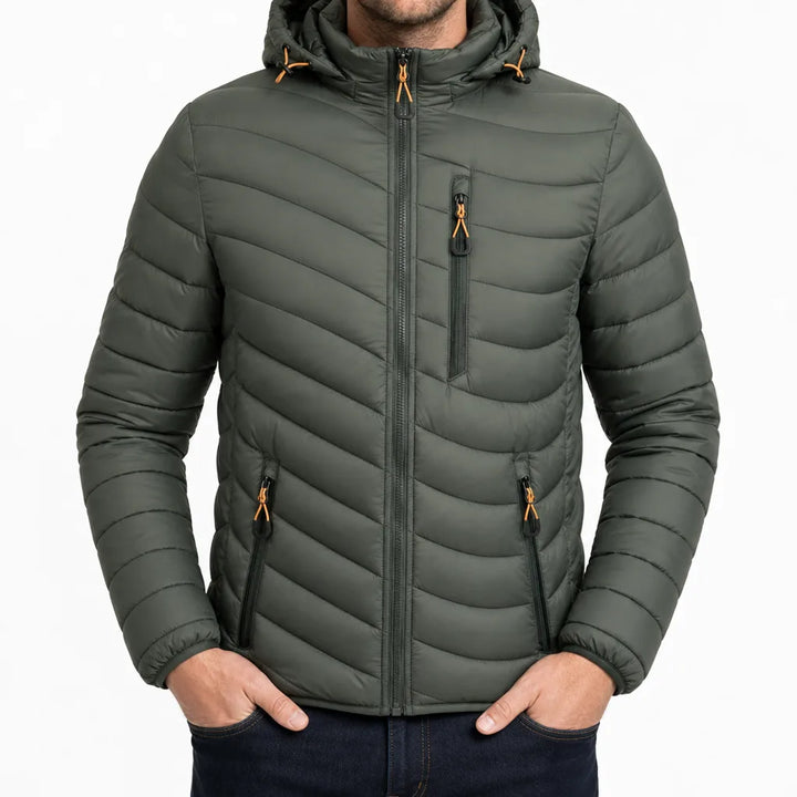 Torin | Mens Fall Puffer Jacket - Color:Green;Size:S