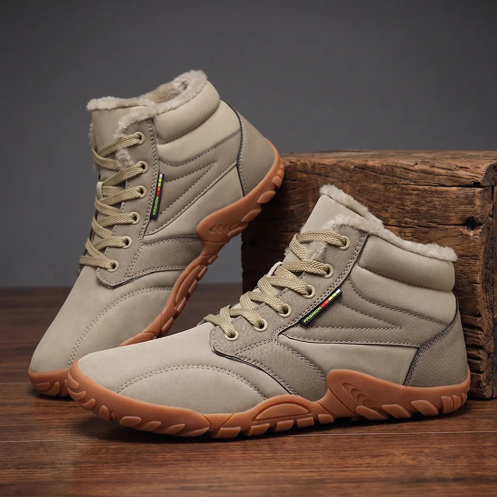 Torrence Insulated Barefoot Boots - Color:Beige;Size:38