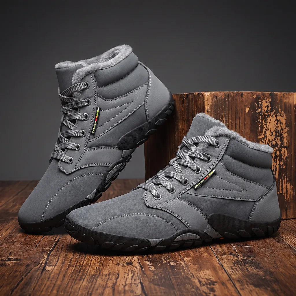 Torrence Insulated Barefoot Boots - Color:Gray;Size:38