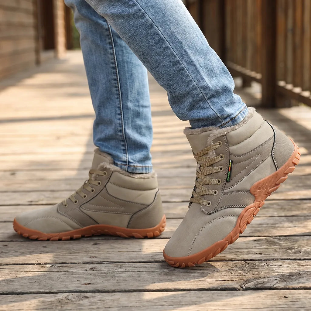 Men's Beige Wade Insulated Mid Boots