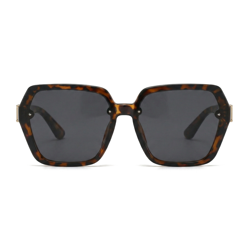 Tortoise Grey Julian Vance Oversized Shades 1