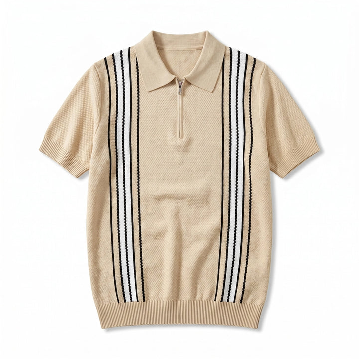 Trent Jacquard Polo - Color:Apricot;Size:S