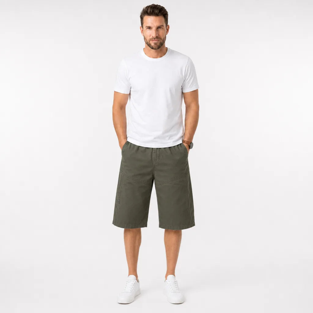 Men's Turner Cotton Cargo Cropped Pants