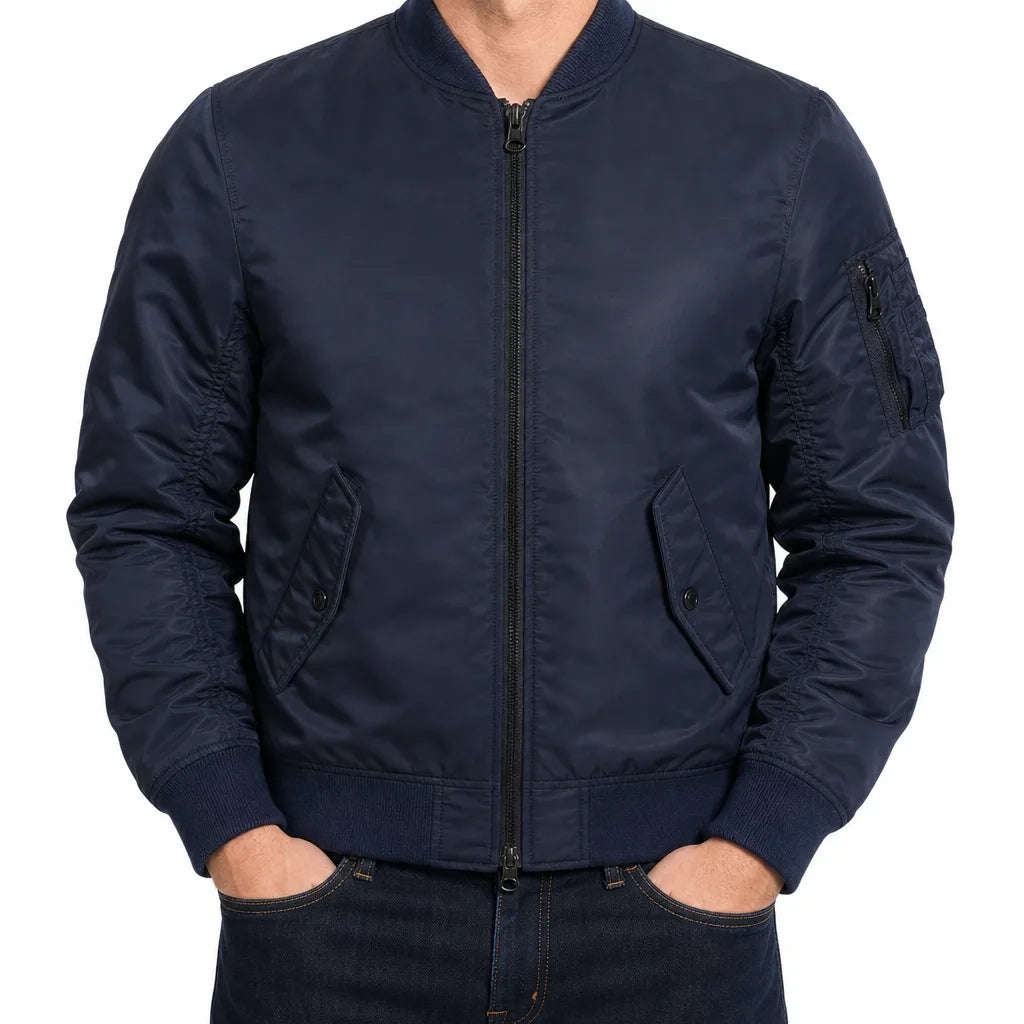 Men's Blue Underhill Padded Bomber Jacket