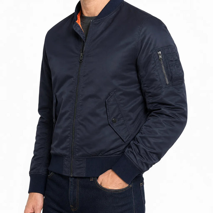 Men's Blue Underhill Padded Bomber Jacket