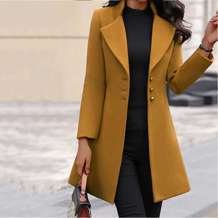 Underhill | Women's Fall Trench Coat - Color:Yellow;Size:XS