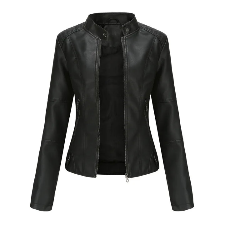 Vail | Women's Fall Leather Jacket - Color:Black;Size:XXS