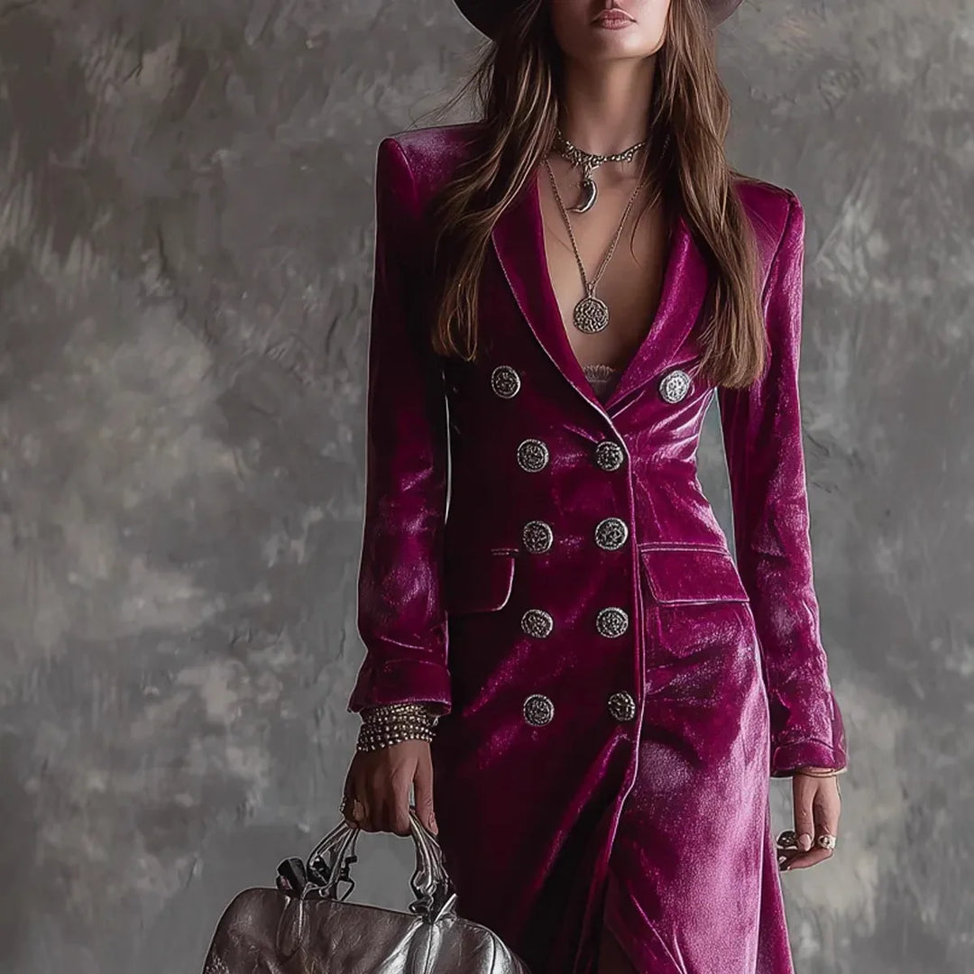 Women's Valerie | Women's Vintage Longline Blazer Jacket