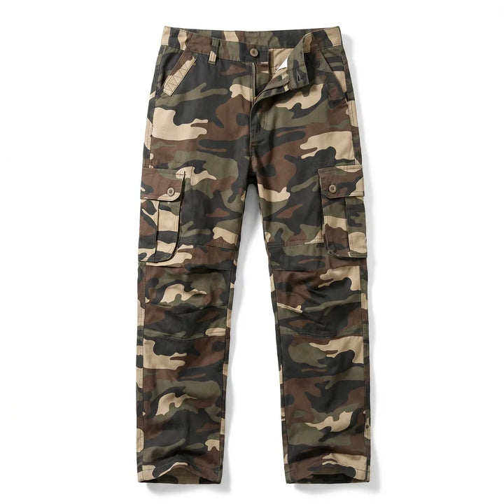 Vance Camo Cargo Pants - Color:Khaki (Camo);Size:S