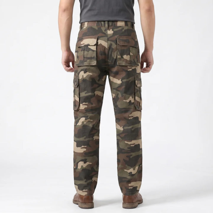 Men's Khaki (Camo) Vance Cotton Cargo Pants