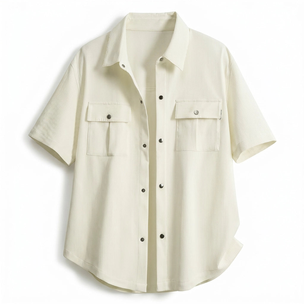 Vance Short Sleeve Shirt - Color:Khaki;Size:S