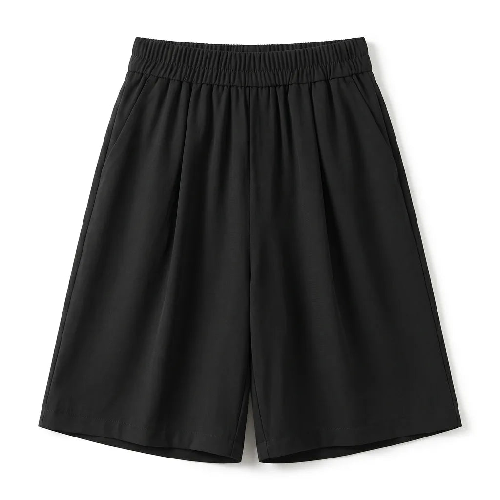 Vanessa Bermuda Shorts - Color:Black;Size:S