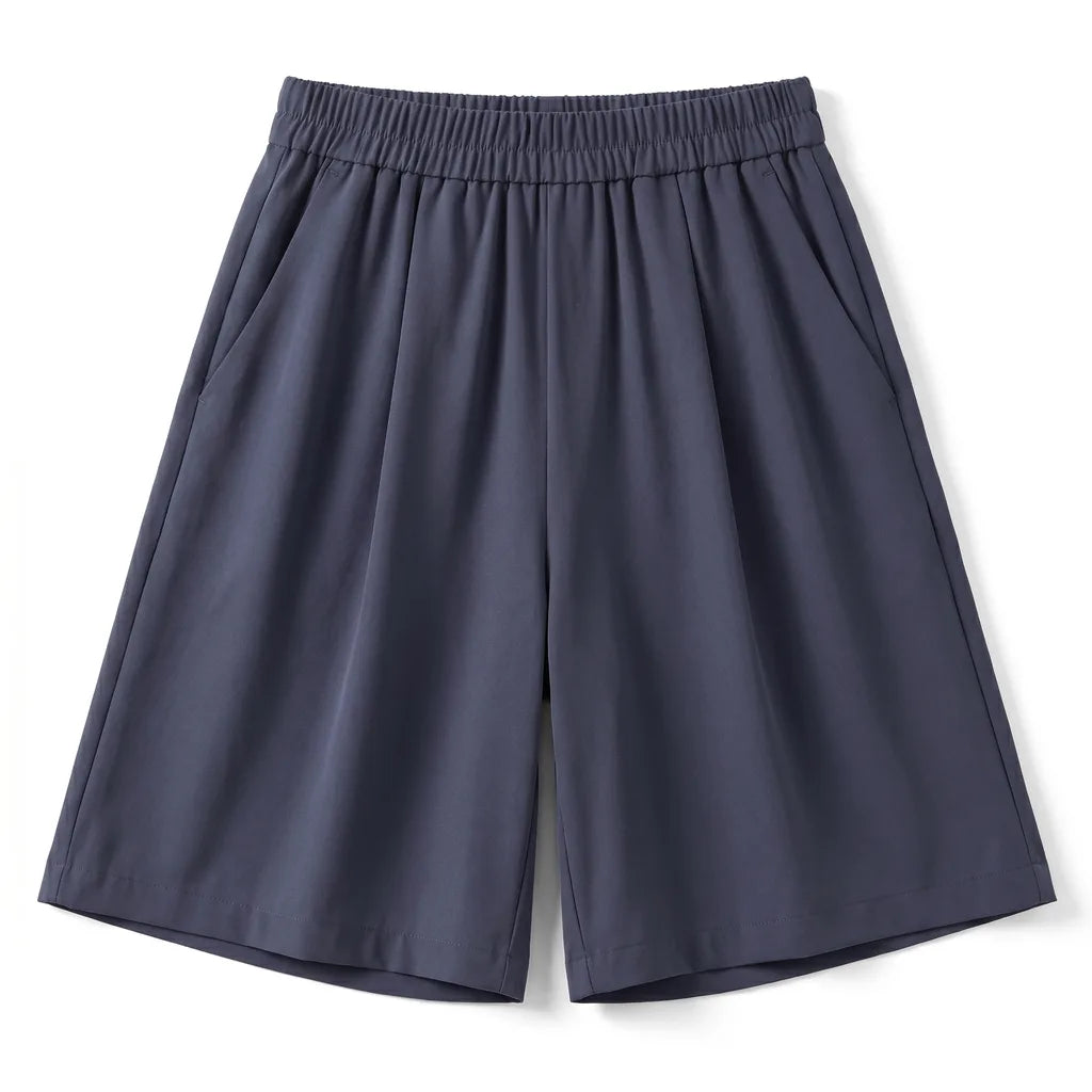 Vanessa Bermuda Shorts - Color:Charcoal;Size:S
