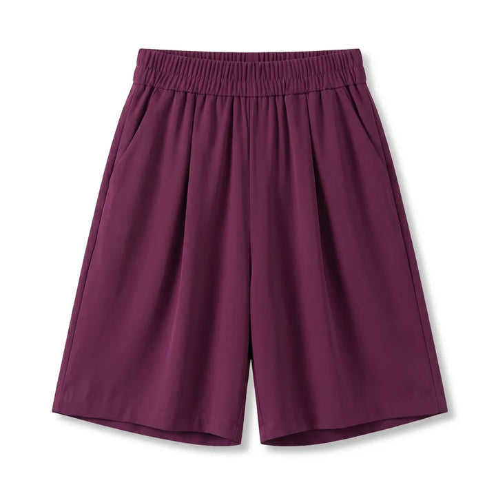 Vanessa Bermuda Shorts - Color:Dragon Fruit;Size:S