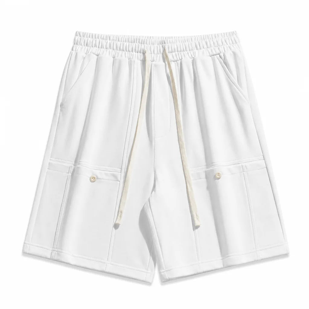 Vincent Long Shorts - Color:White;Size:XS