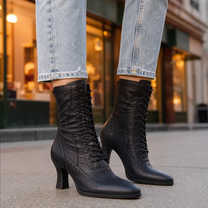 Women's Black Pearce Pointed Toe Boots