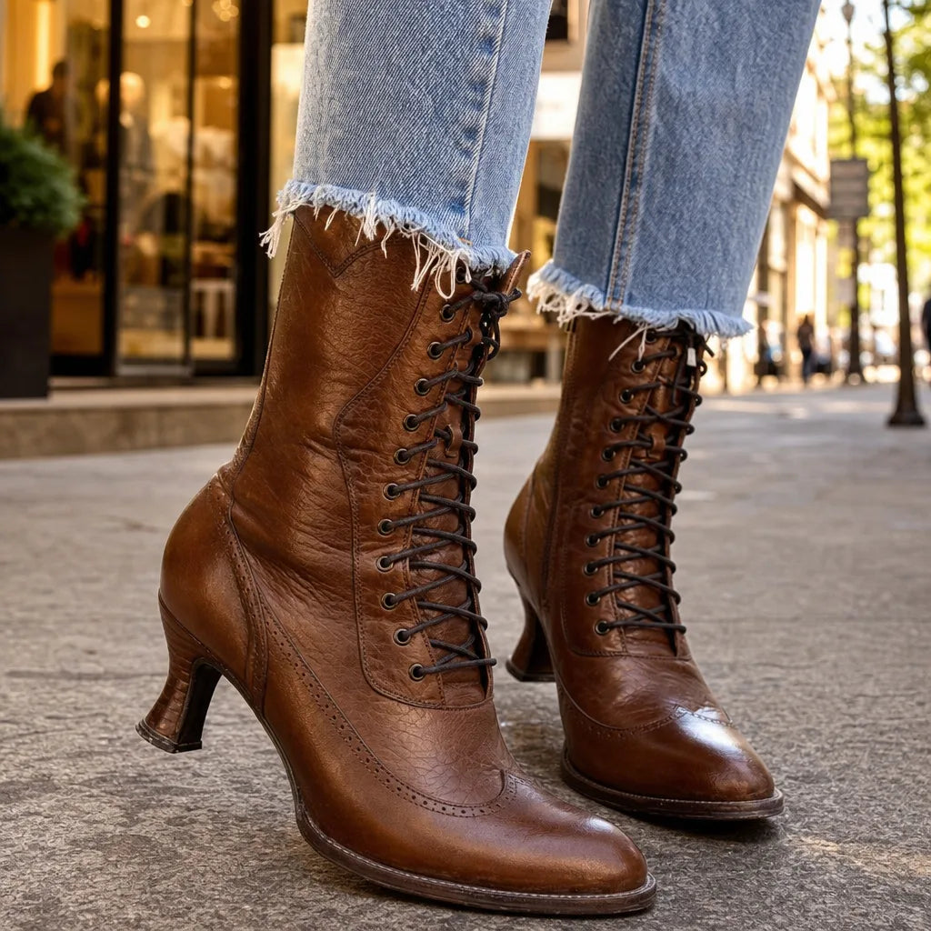 Women's Brown Pearce Pointed Toe Boots