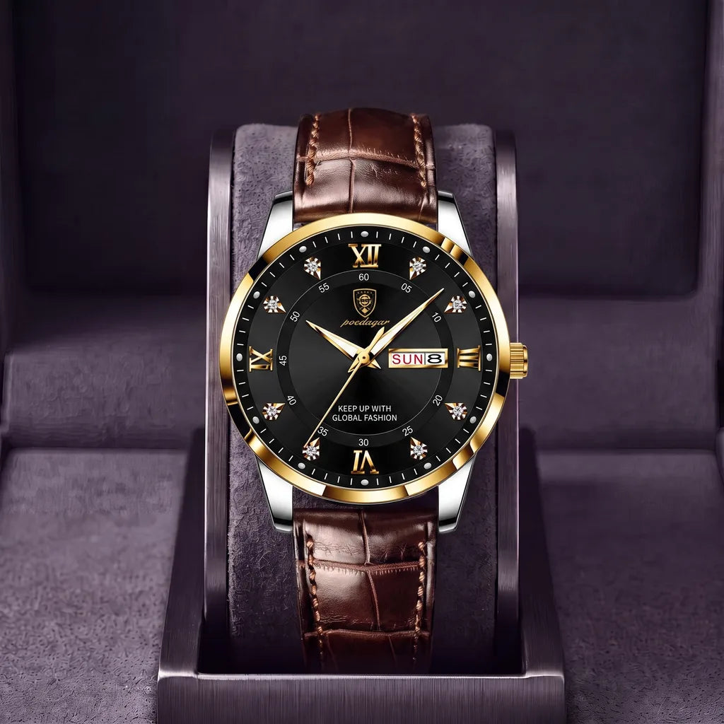 Wadsworth | Vintage Watch - Color:Brown/Black
