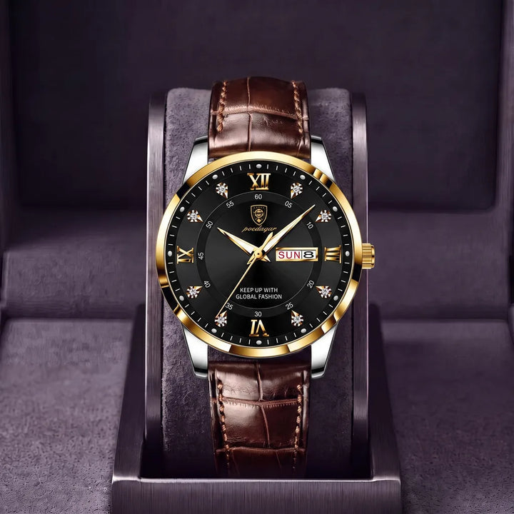 Wadsworth | Vintage Watch - Color:Brown/Black