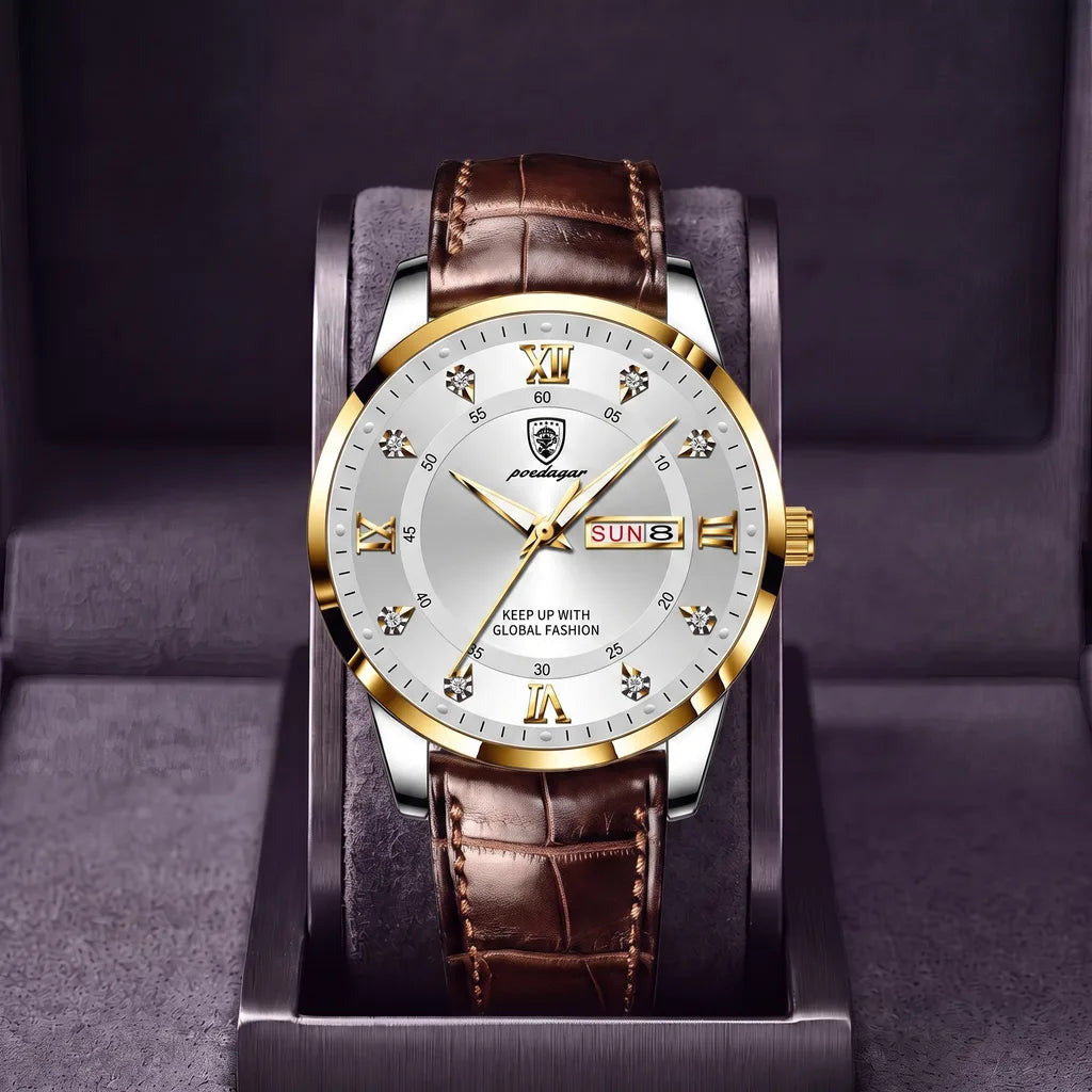 Wadsworth | Vintage Watch - Color:Brown/White