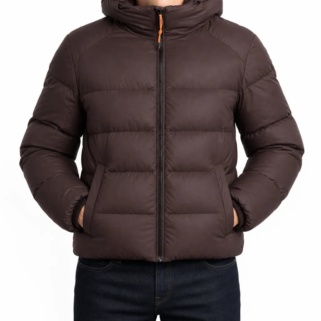 Waverly | Quilted Jacket - Color:Brown;Size:XS